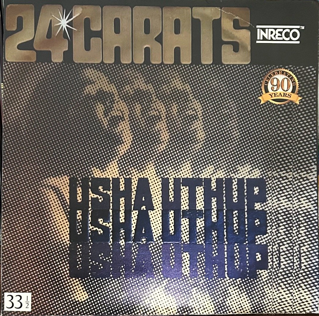 USHA UTHUP 24 CARATS-VINYL LP vinyl record cover - buy online India