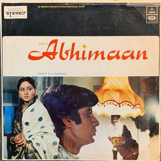 ABHIMAAN-VINYL LP RECORD vinyl record cover - buy online India