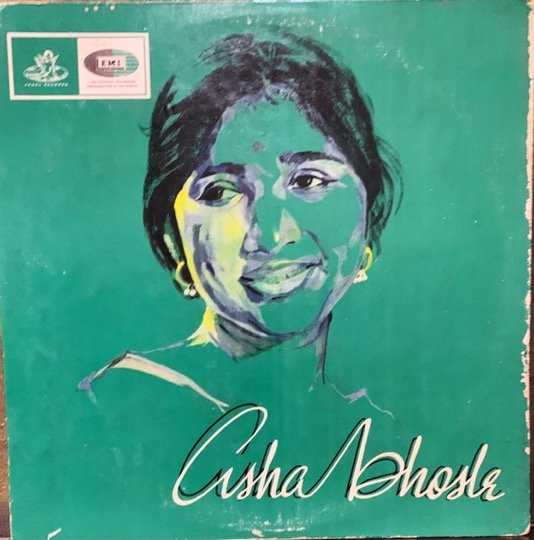 ASHA BHOSLE-ENCHANTING HOUR-VINYL LP vinyl record cover - buy online India
