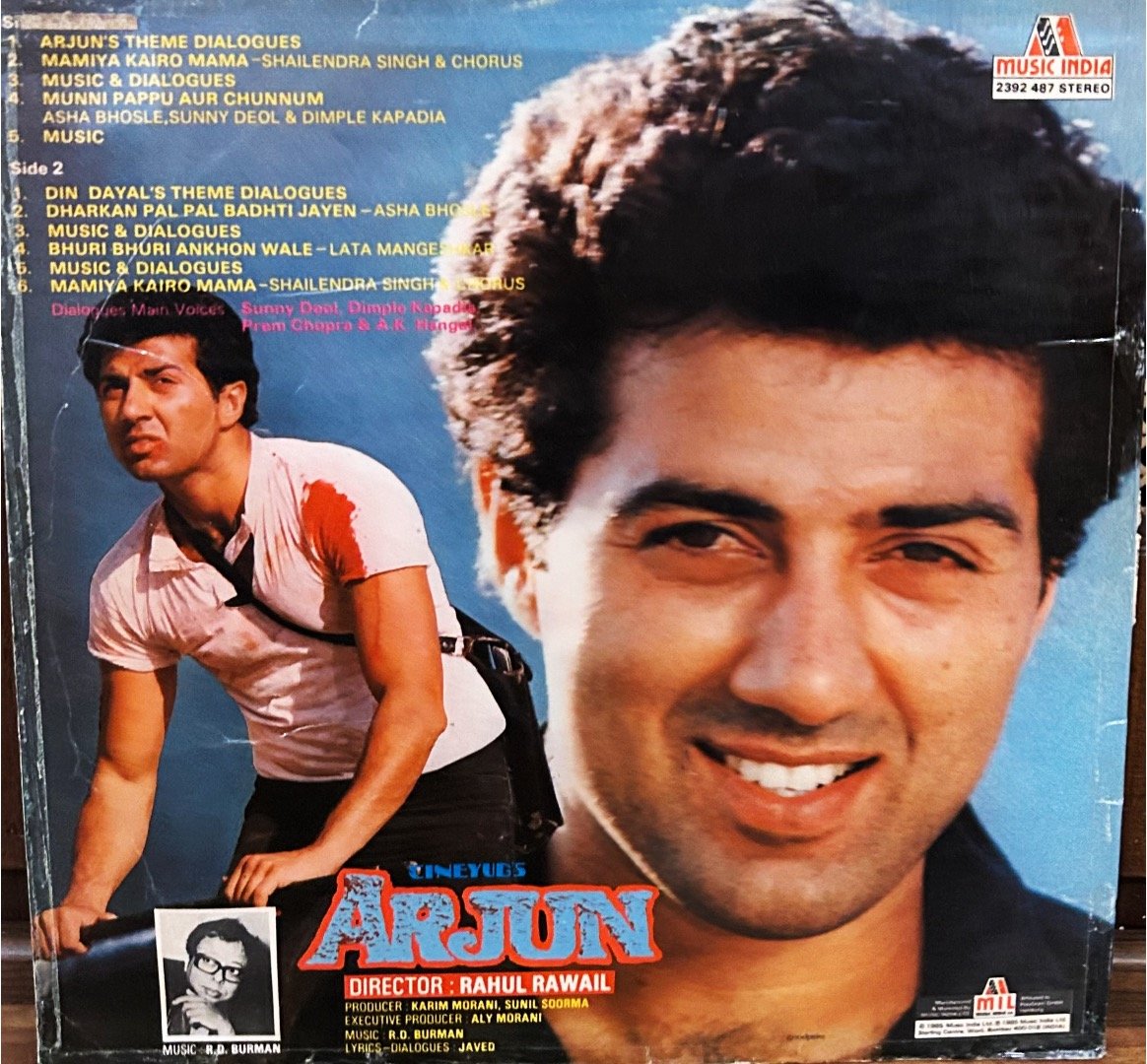 ARJUN-R D BURMAN-VINYL LP vinyl record cover - buy online India