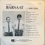BARSAAT-VINYL LP RECORD vinyl record cover - buy online India