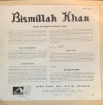 BISMILLAH KHAN-VINYL LP RECORD vinyl record cover - buy online India