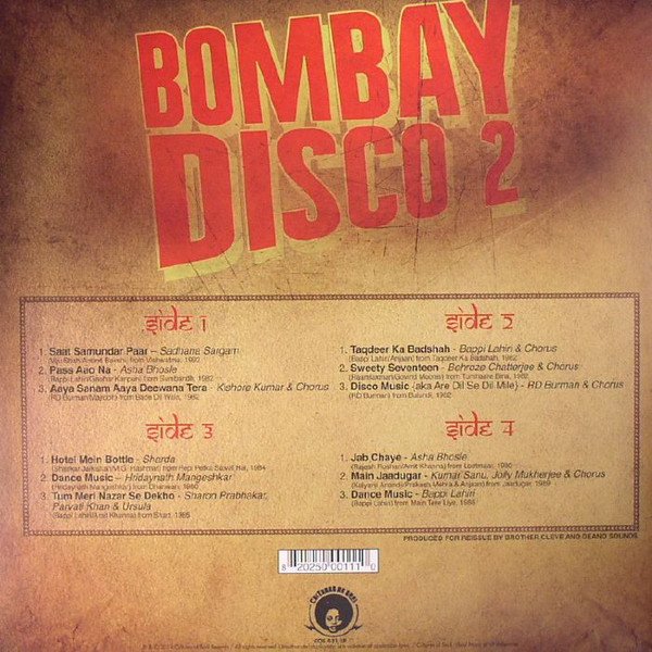 BOMBAY DISCO 2-RECORD VINYL LP vinyl record cover - buy online India