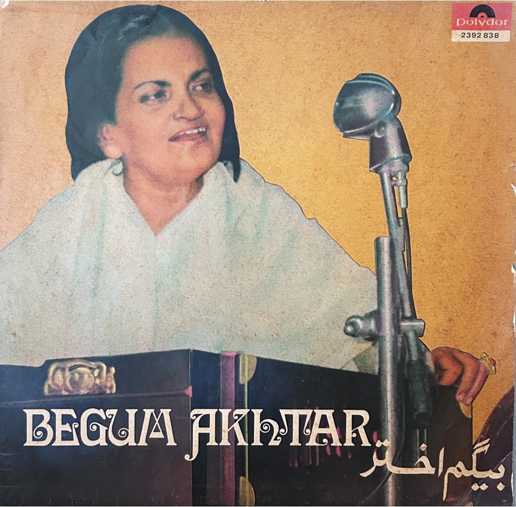 BEGUM AKHTAR VINYL LP vinyl record cover - buy online India