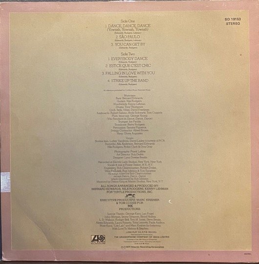 CHIC-VINYL LP vinyl record cover - buy online India