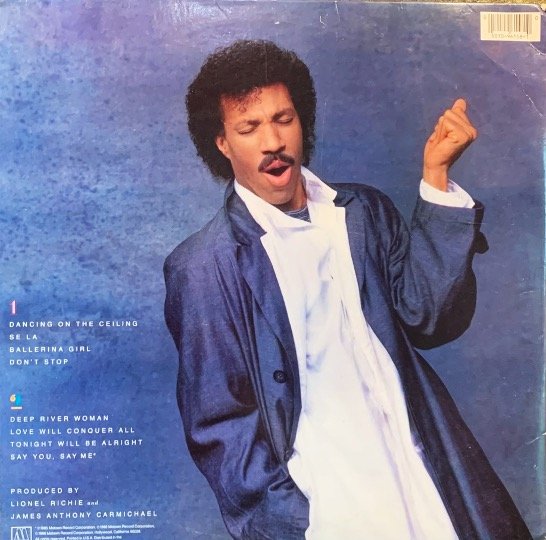 LIONEL RICHIE-DANCING ON THE CEILING-VINYL LP vinyl record cover - buy online India