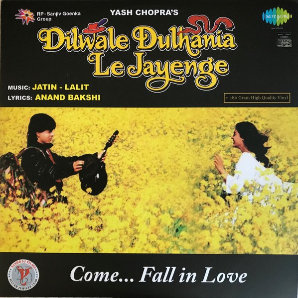 DILWALE DULHANIYA LE JAYENGE-VINYL LP vinyl record cover - buy online India