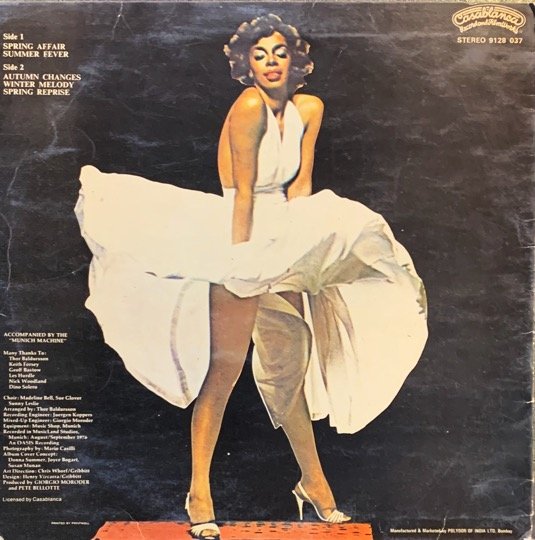 DONNA SUMMER-FOUR SEASONS OF LOVE-VINYL LP vinyl record cover - buy online India