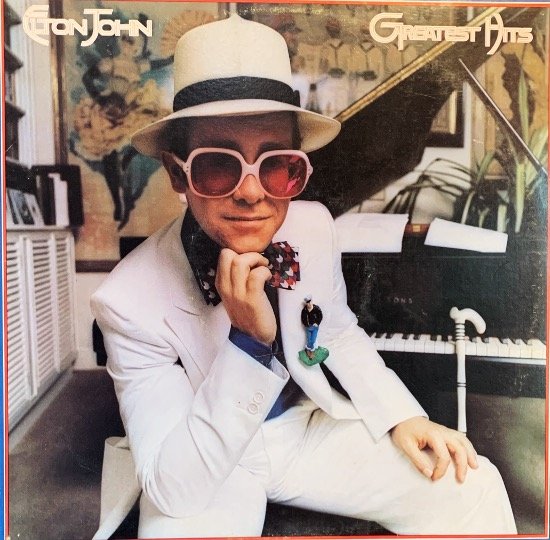 ELTON JOHN-GREATEST HITS-VINYL LP Vinyl Record Cover ELTON JOHN-GREATEST HITS-VINYL LP vinyl record cover - buy online India