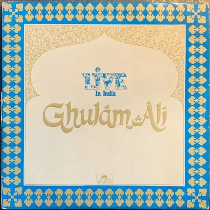 GHULAM ALI-LIVE IN INDIA-VINYL LP vinyl record cover - buy online India