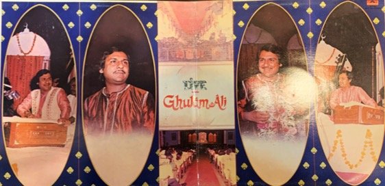 GHULAM ALI-LIVE IN INDIA-VINYL LP vinyl record cover - buy online India