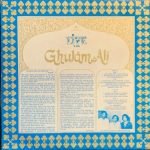 GHULAM ALI-LIVE IN INDIA-VINYL LP vinyl record cover - buy online India