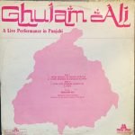 GHULAM ALI-A LIVE PERFORMANCE IN PUNJAB-VINYL LP vinyl record cover - buy online India