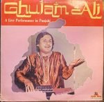 GHULAM ALI-A LIVE PERFORMANCE IN PUNJAB-VINYL LP vinyl record cover - buy online India