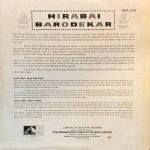 HIRABAI BARODEKAR-VINYL LP vinyl record cover - buy online India