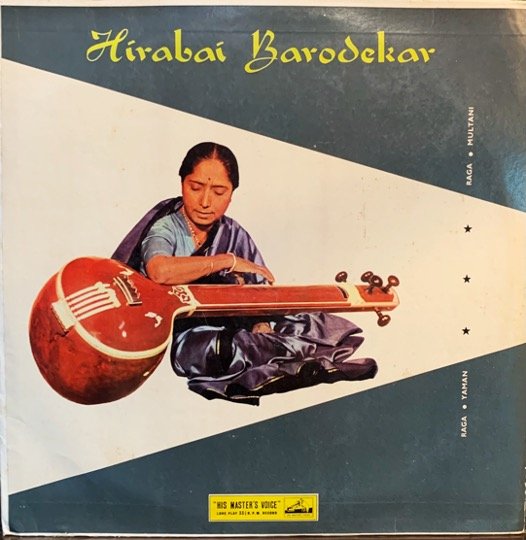 HIRABAI BARODEKAR-VINYL LP vinyl record cover - buy online India