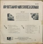 HITS OF KISHORE KUMAR-VINYL LP vinyl record cover - buy online India