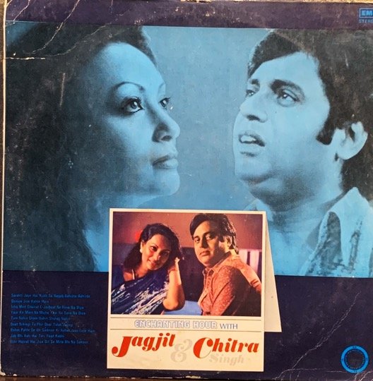 ENCHANTING HOUR-JAGJIT SINGH & CHITRA SINGH-VINYL LP vinyl record cover - buy online India