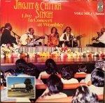 JAGJIT & CHITRA SINGH-LIVE IN CONCERT AT WEMBLEY-VINYL LP vinyl record cover - buy online India