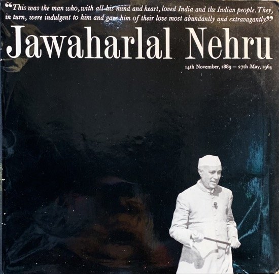 JAWAHARLAL NEHRU-VINYL LP RECORD vinyl record cover - buy online India