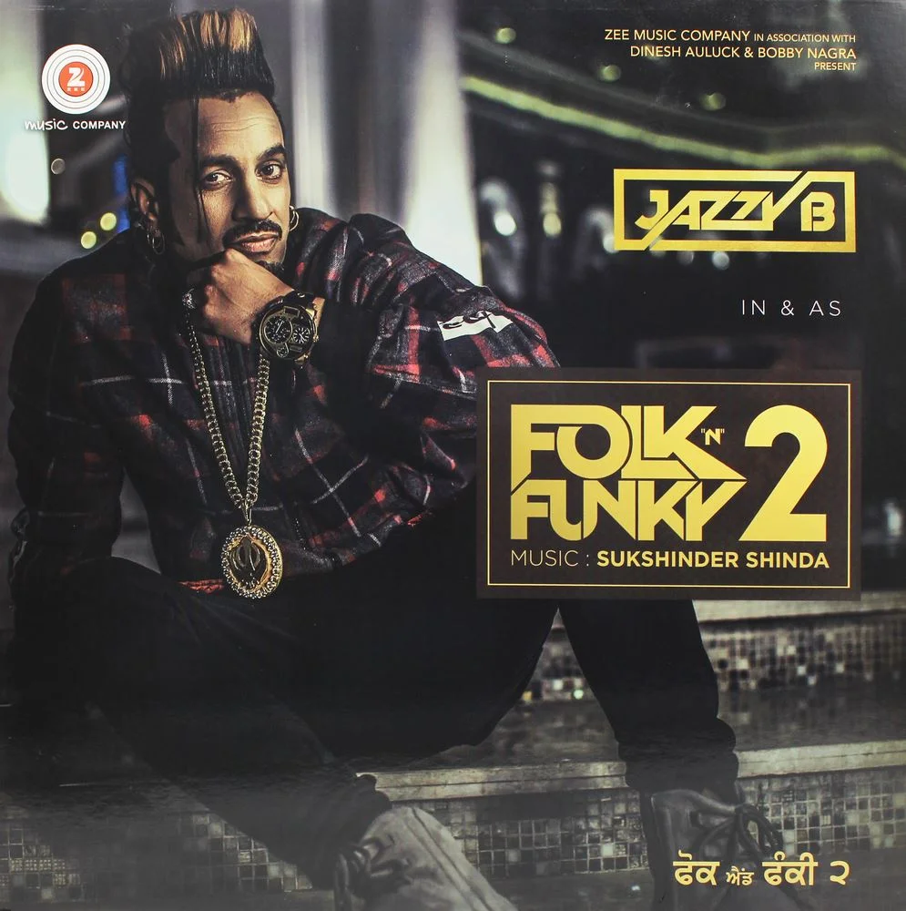 JAZZY B-FOLK N FUNKY 2 VINYL LP vinyl record cover - buy online India