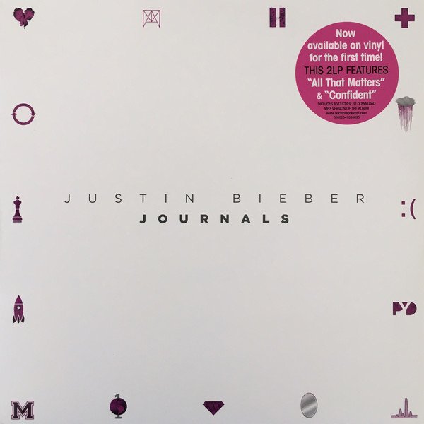 JUSTIN BIEBER-JOURNALS-VINYL LP vinyl record cover - buy online India