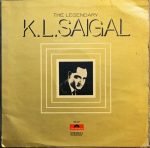 THE LEGENDARY-K L SAIGAL-VINYL RECORD LP vinyl record cover - buy online India