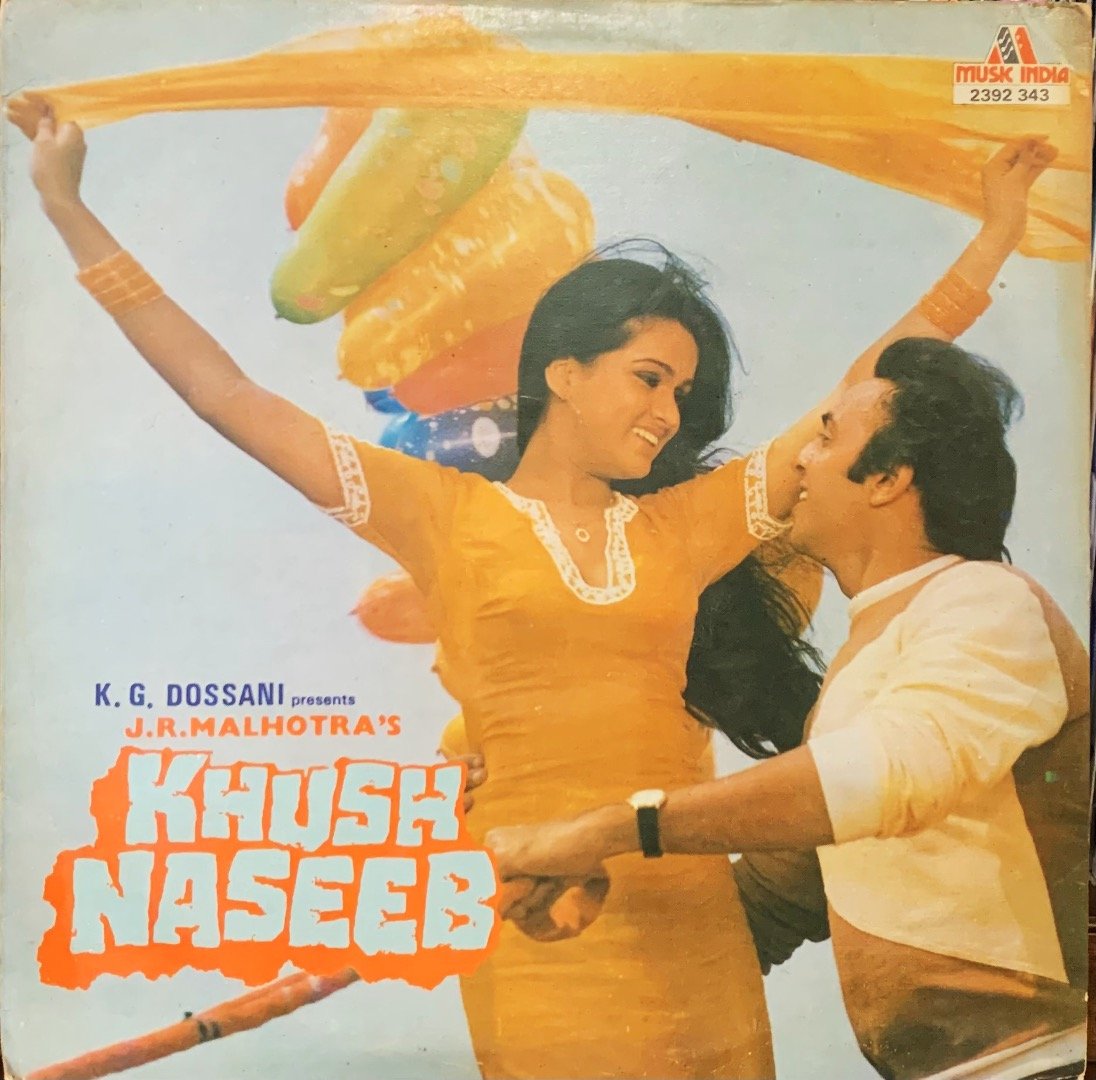 KHUSH NASEEB-VINYL LP vinyl record cover - buy online India