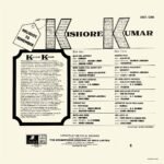 KISHORE KUMAR MELODIES TO REMEMBER-FIRST PRESSING 1968-ANGEL  VINYL LP - Image 2