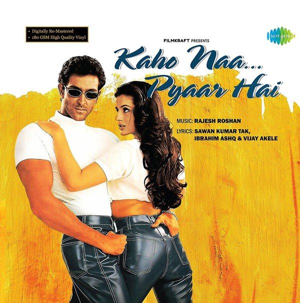 KAHO NAA…PYAR HAI-RAJESH ROSHAN-VINYL LP-NEW Vinyl Record Cover KAHO NAA…PYAR HAI-RAJESH ROSHAN-VINYL LP-NEW vinyl record cover - buy online India
