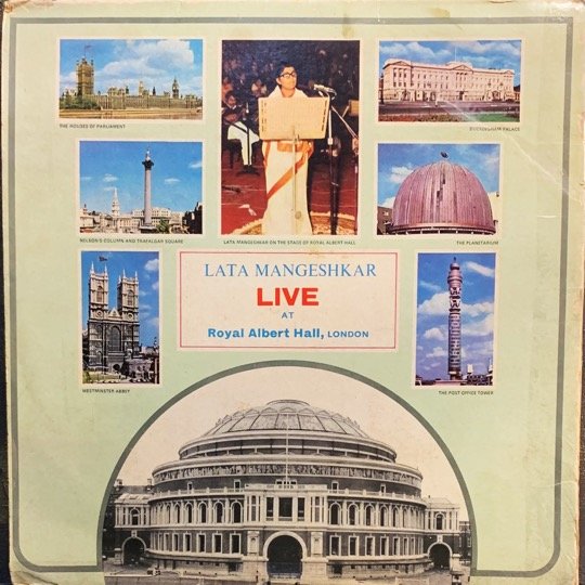 Lata Mangeshkar – Live At The London Palladium-VINYL LP vinyl record cover - buy online India