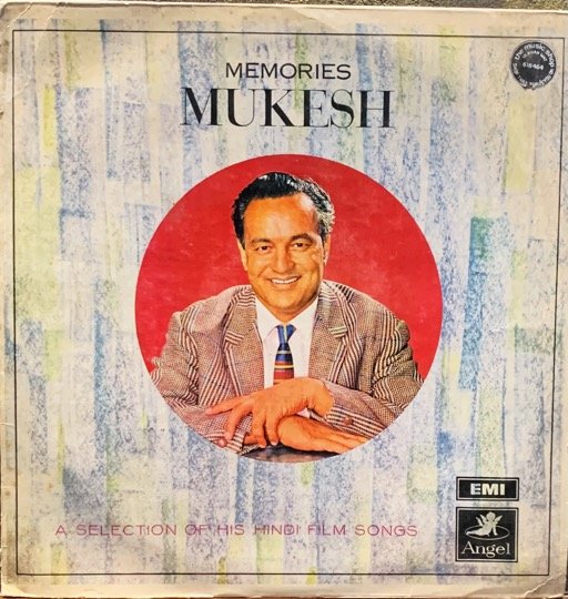 MUKESH-MEMORIES MUKESH-VINYL LP vinyl record cover - buy online India