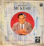MUKESH-MEMORIES MUKESH-VINYL LP vinyl record cover - buy online India