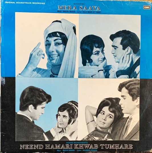 MERA SAAYA-NEEND HAMARI KHWAB TUMHARE-VINYL LP vinyl record cover - buy online India