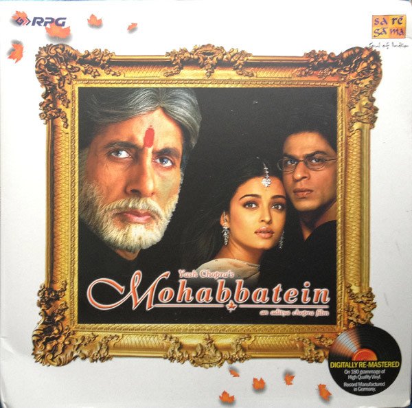 MOHABBATEIN-VINYL LP vinyl record cover - buy online India