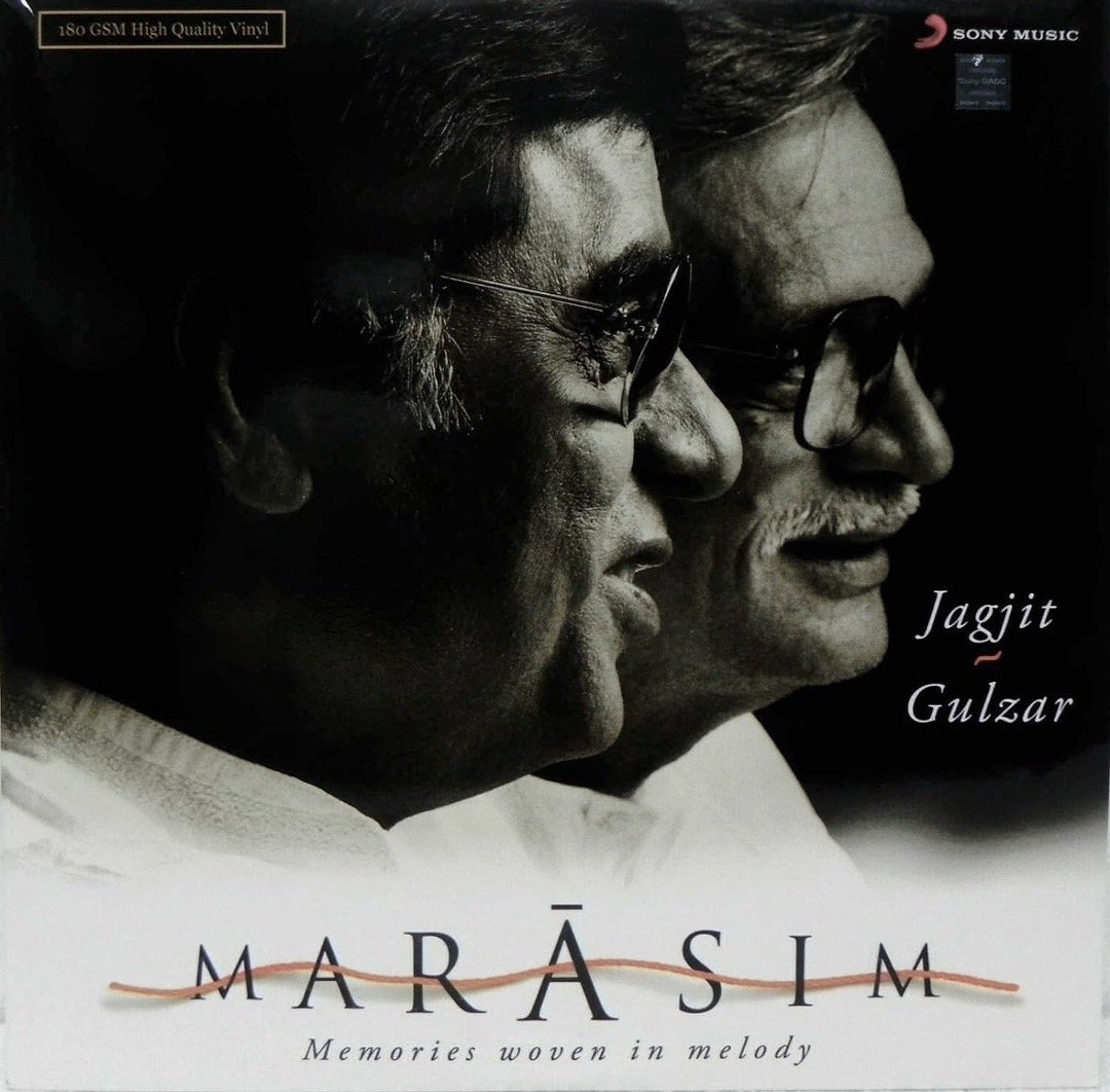 JAGJIT SINGH-GULZAR-MARASIM-VINYL LP vinyl record cover - buy online India