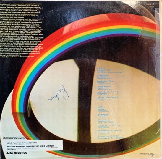 NEIL DIAMOND-RAINBOW-VINYL LP vinyl record cover - buy online India