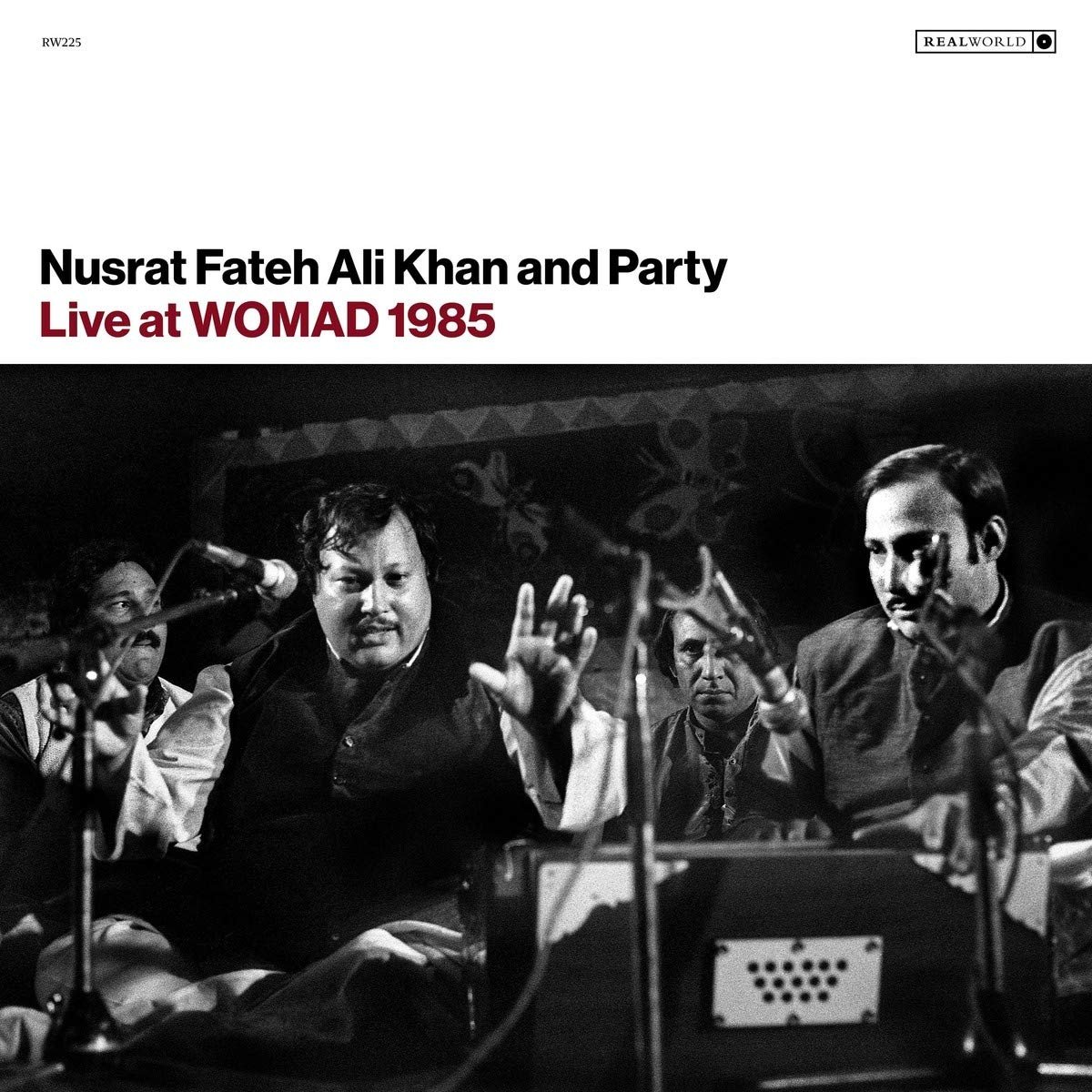NUSRAT FATEH ALI KHAN AND PARTY-LIVE AT WOMAD 1985-VINYL LP vinyl record cover - buy online India