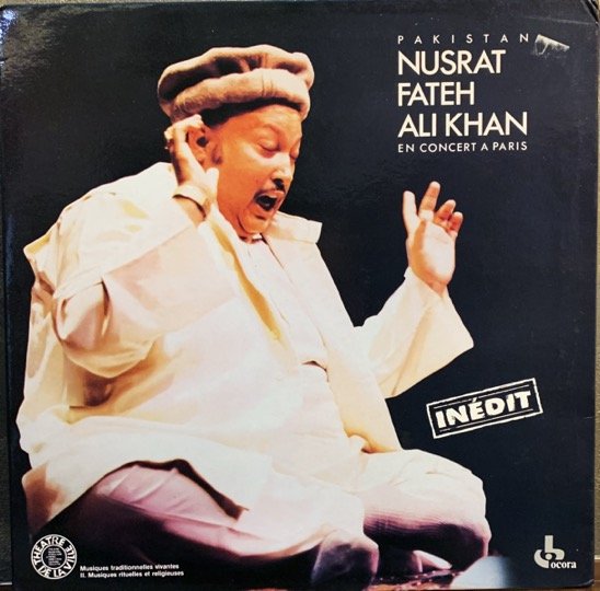 NUSRAT FATEH ALI KHAN-EN CONCERT À PARIS-VINYL LP RECORD vinyl record cover - buy online India