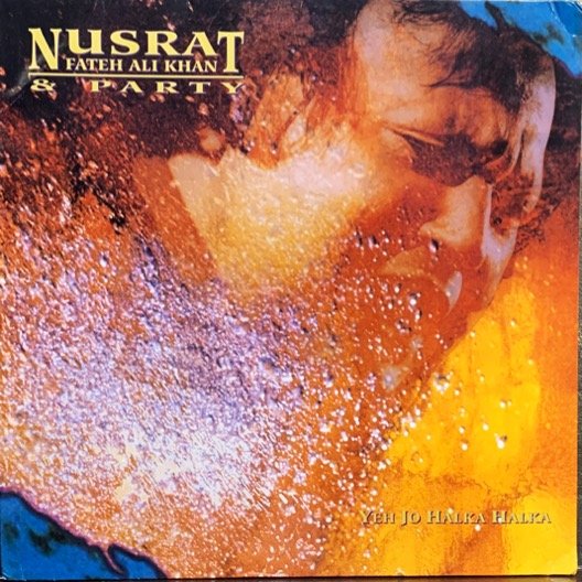 NUSRAT FATEH ALI KHAN-YEH JO HALKA HALKA-VINYL LP RECORD vinyl record cover - buy online India