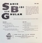 SAHIB BIBI AUR GHULAM-ANGEL FIRST PRESSING-10 INCH RECORD vinyl record cover - buy online India