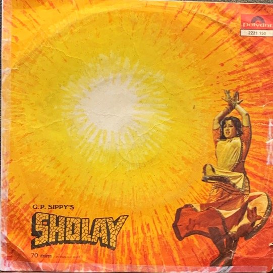SHOLAY-VINYL EP vinyl record cover - buy online India