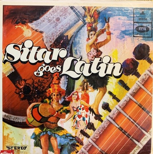 SITAR GOES LATIN-VINYL LP vinyl record cover - buy online India