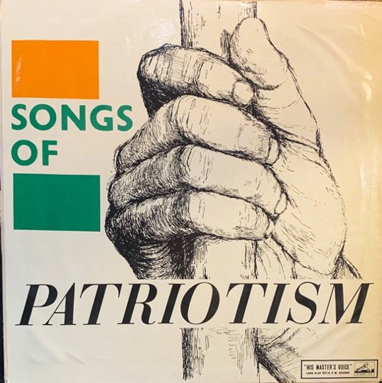 SONGS OF PATRIOTISM-VINYL LP-BLACK LABEL vinyl record cover - buy online India