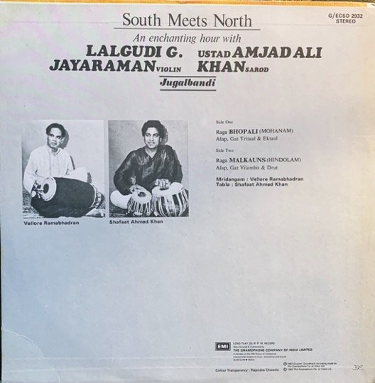 SOUTH MEETS NORTH-VINYL LP-ENCHANTING HOUR SERIES vinyl record cover - buy online India