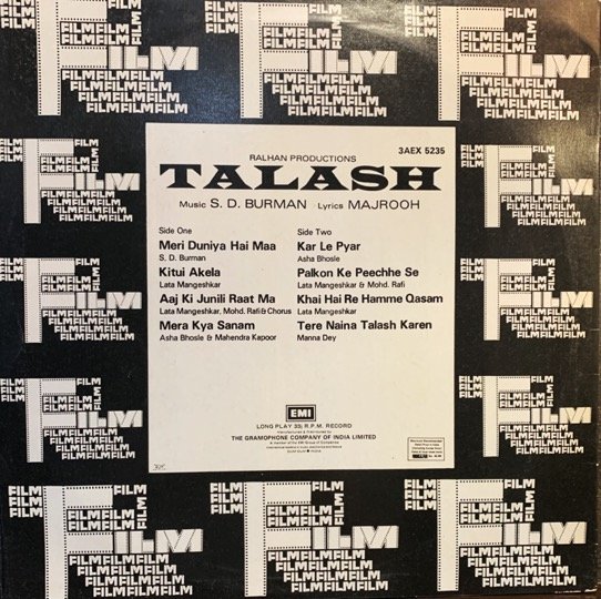 TALASH-VINYL LP vinyl record cover - buy online India