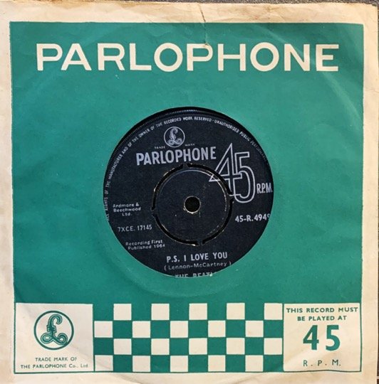 THE BEATLES-LOVE ME DO/P.S. I LOVE YOU-VINYL EP vinyl record cover - buy online India