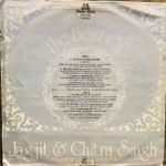 THE BEST OF JAGJIT & CHITRA SINGH-VINYL LP vinyl record cover - buy online India