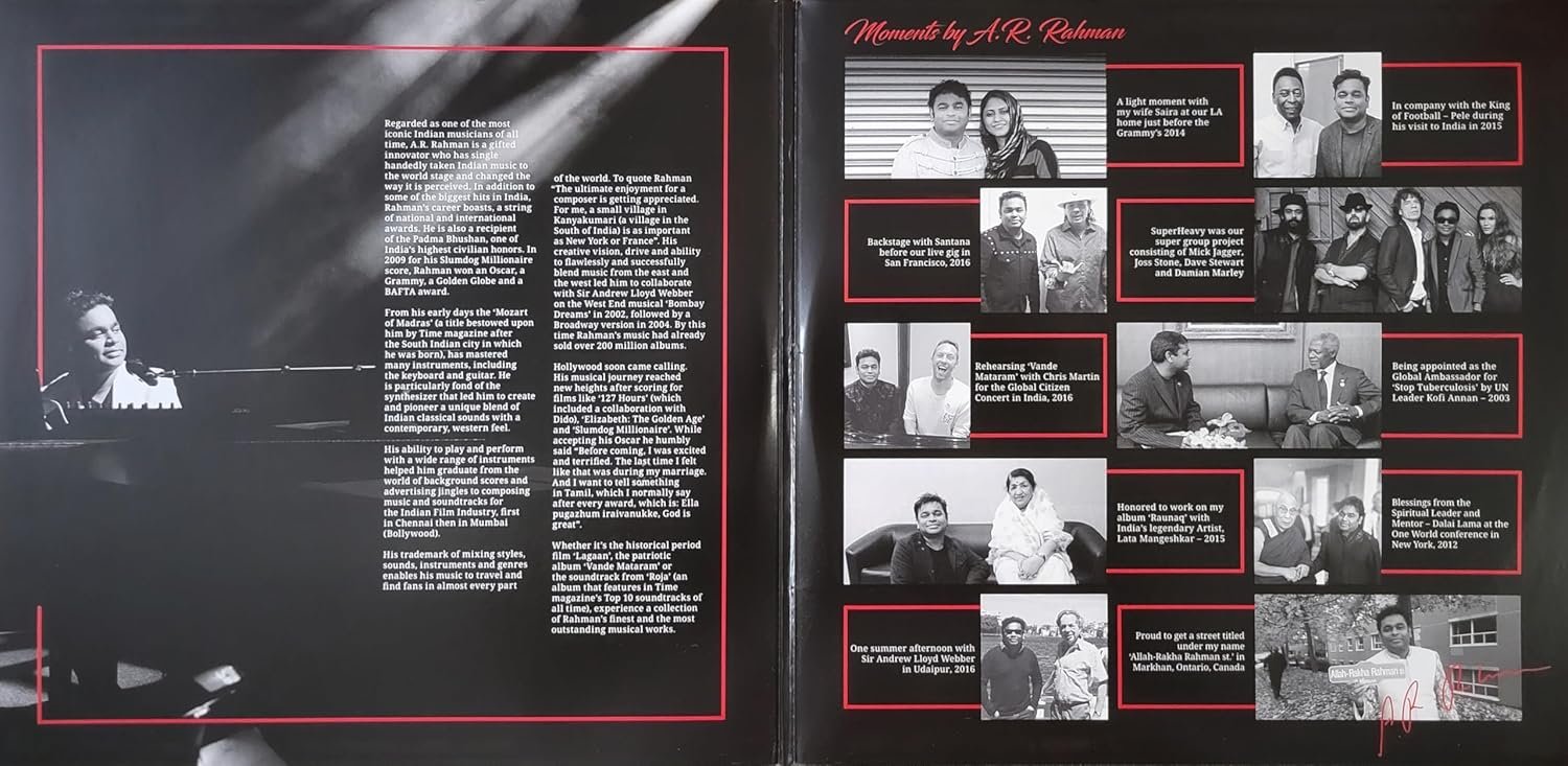 THE ESSENTIAL-A R RAHMAN-DOUBLE LP SET vinyl record cover - buy online India