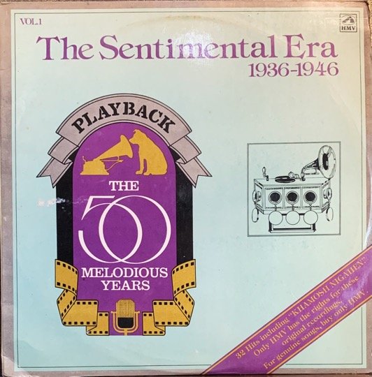 VARIOUS – THE SENTIMENTAL ERA 1936-1946 vinyl record cover - buy online India
